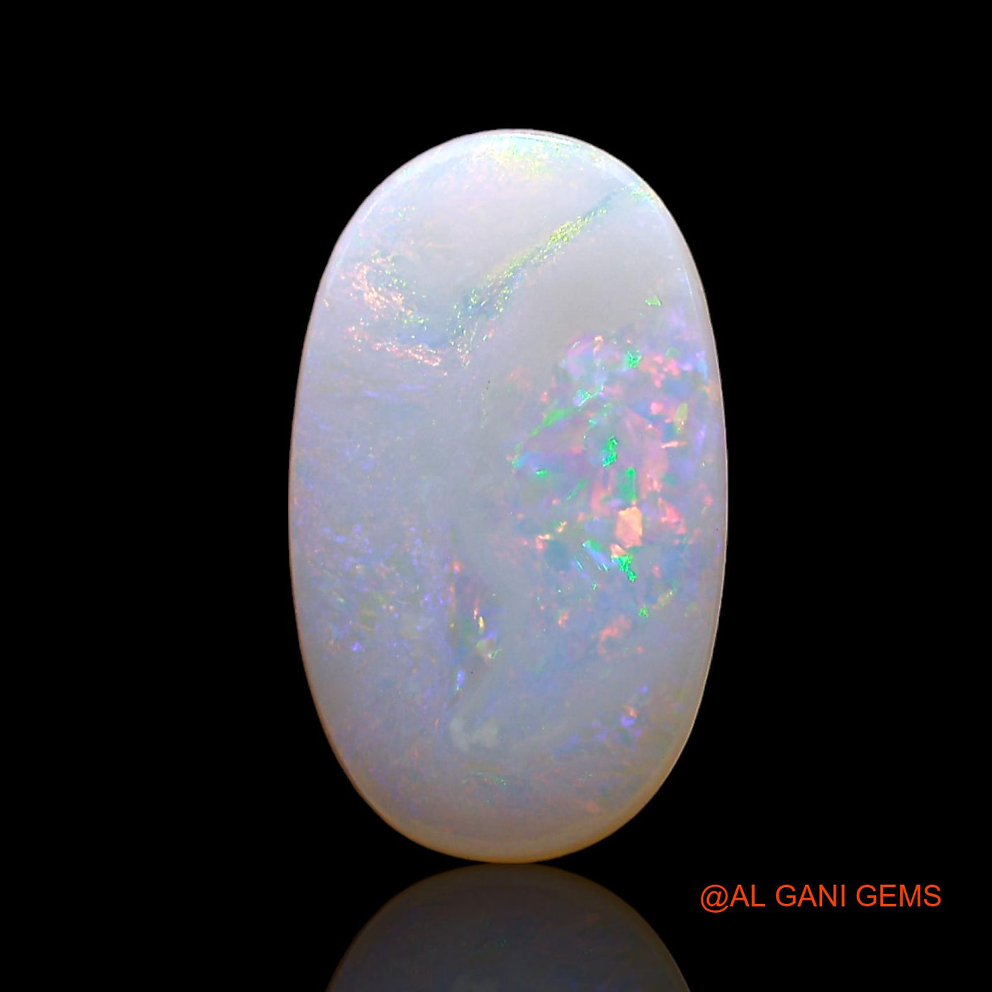 Natural Untreated Fire Opal Loose Gemstone Oval Cabochon From Australia 1.00 Cts 14x9x1 mm AD-920