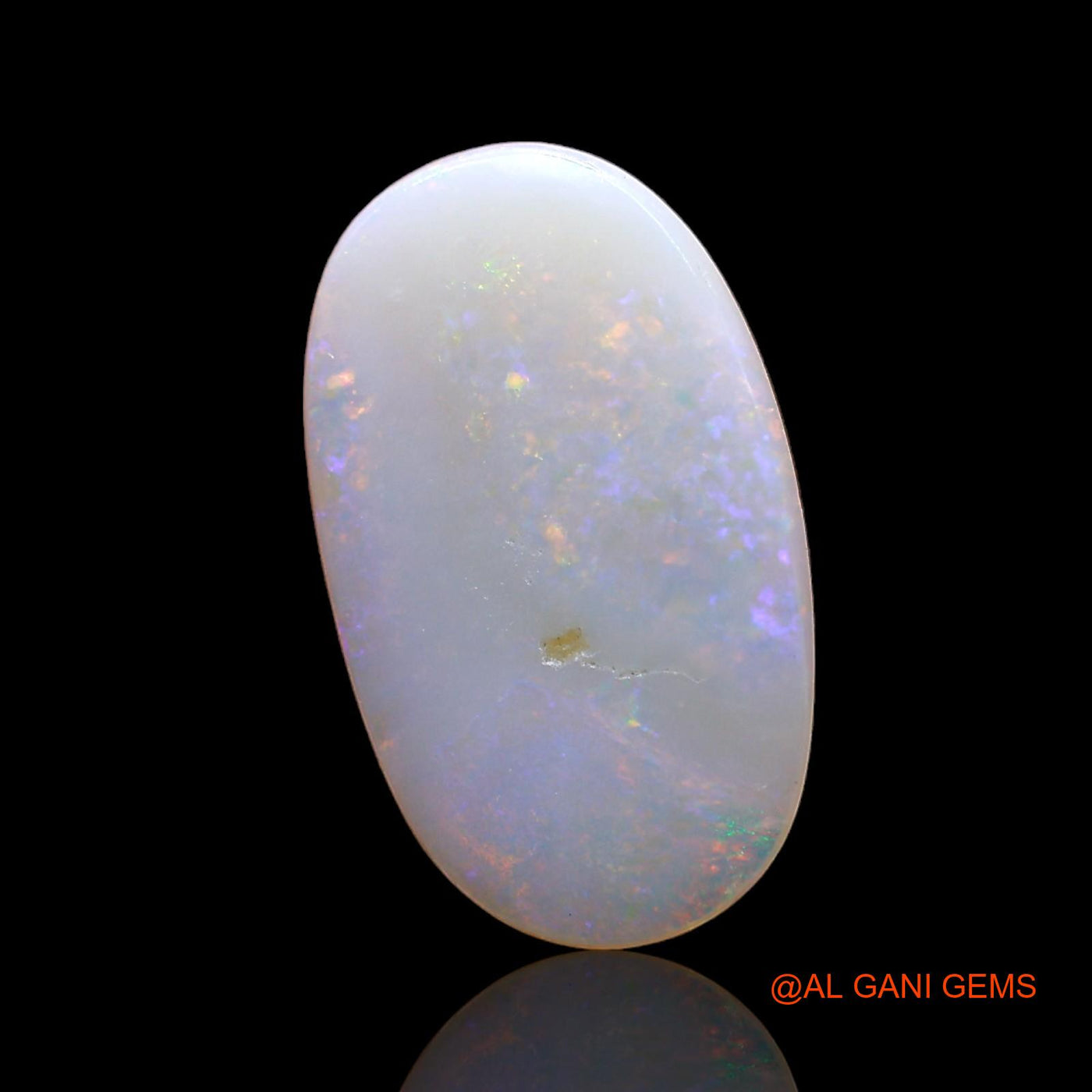 Natural Untreated Fire Opal Loose Gemstone Oval Cabochon From Australia 1.00 Cts 14x9x1 mm AD-920