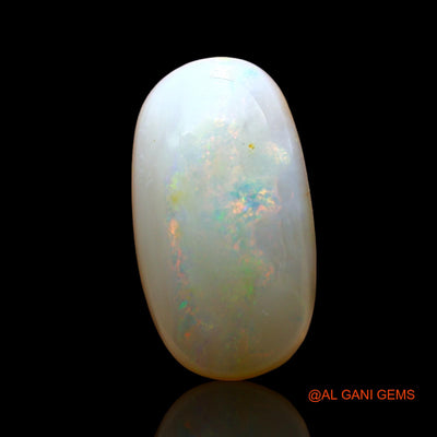 Natural Untreated Fire Opal Loose Gemstone Oval Cabochon From Australia 3.00 Cts 14x7x4 mm AD-922