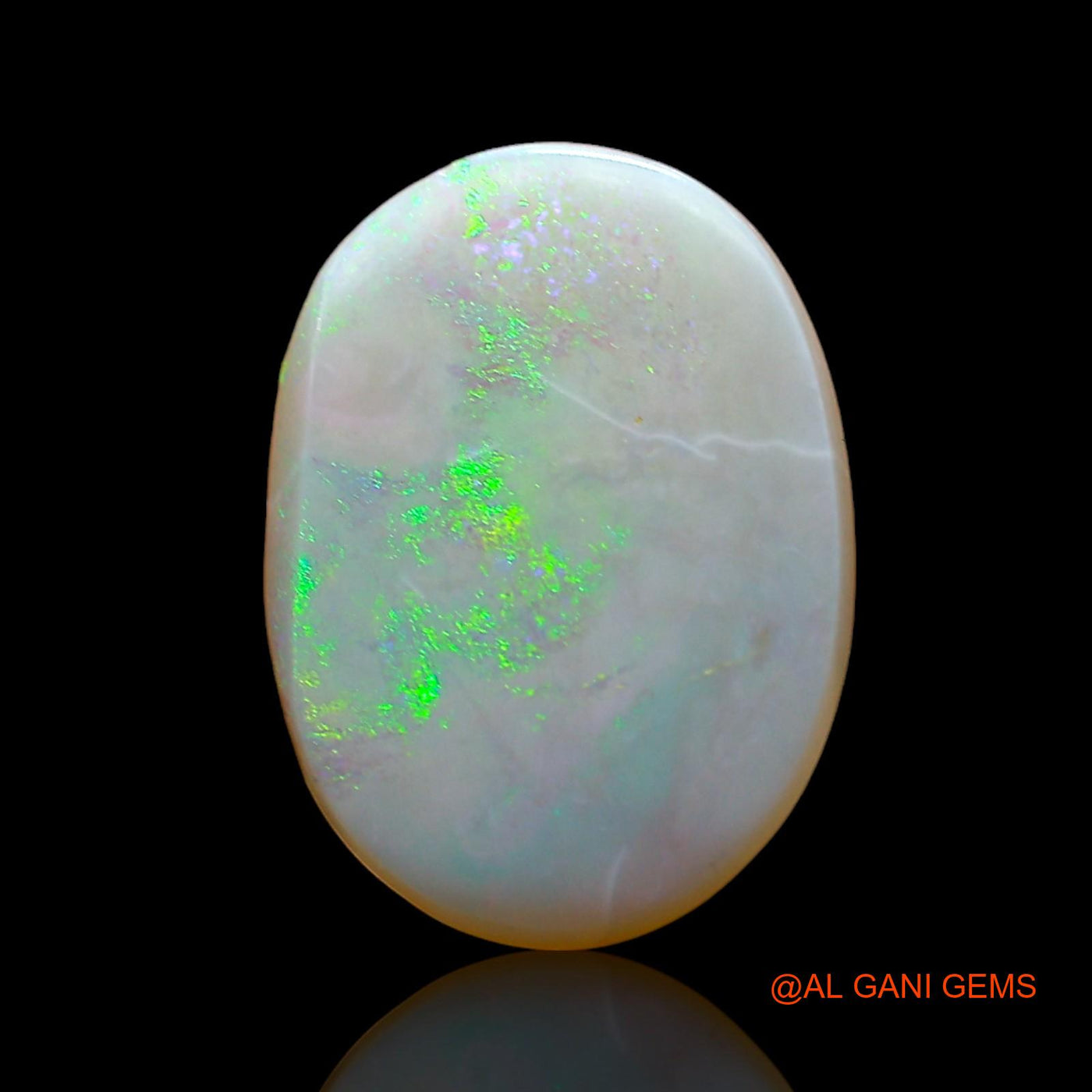 2.00 Cts Natural Australian Fire Opal Oval Cabochon Loose Gemstone For Jewelry 14x10x2 mm AD-923