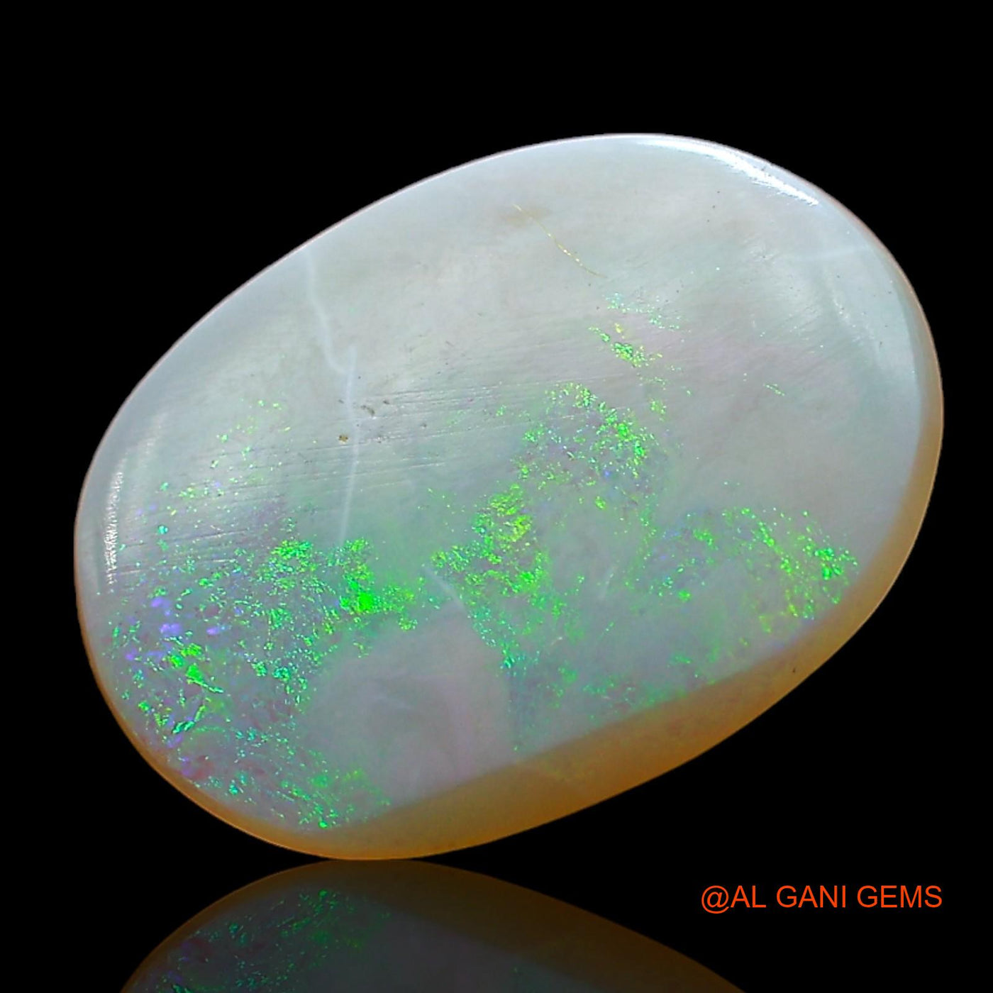 2.00 Cts Natural Australian Fire Opal Oval Cabochon Loose Gemstone For Jewelry 14x10x2 mm AD-923