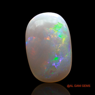 Natural Fire Opal Gemstone 2.00 Cts Loose Oval Cabochon From Australia 13x8x3 mm AD-924