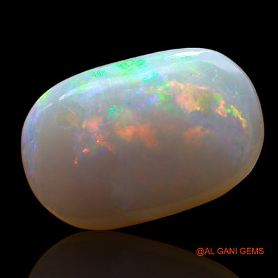 Natural Fire Opal Gemstone 2.00 Cts Loose Oval Cabochon From Australia 13x8x3 mm AD-924