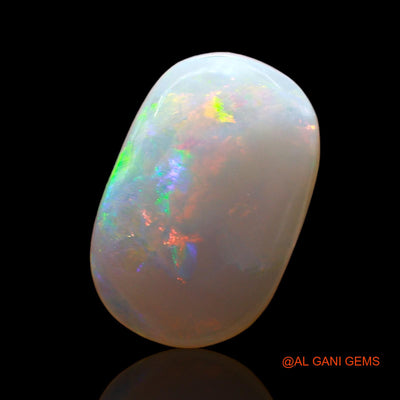 Natural Fire Opal Gemstone 2.00 Cts Loose Oval Cabochon From Australia 13x8x3 mm AD-924