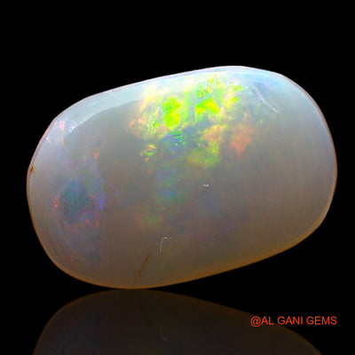Natural Fire Opal Gemstone 2.00 Cts Loose Oval Cabochon From Australia 13x8x3 mm AD-924