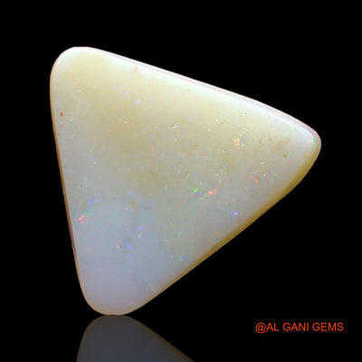 Natural Untreated Fire Opal Loose Gemstone Trillion Cabochon From Australia 3.00 Cts 11x11x4 mm AD-927