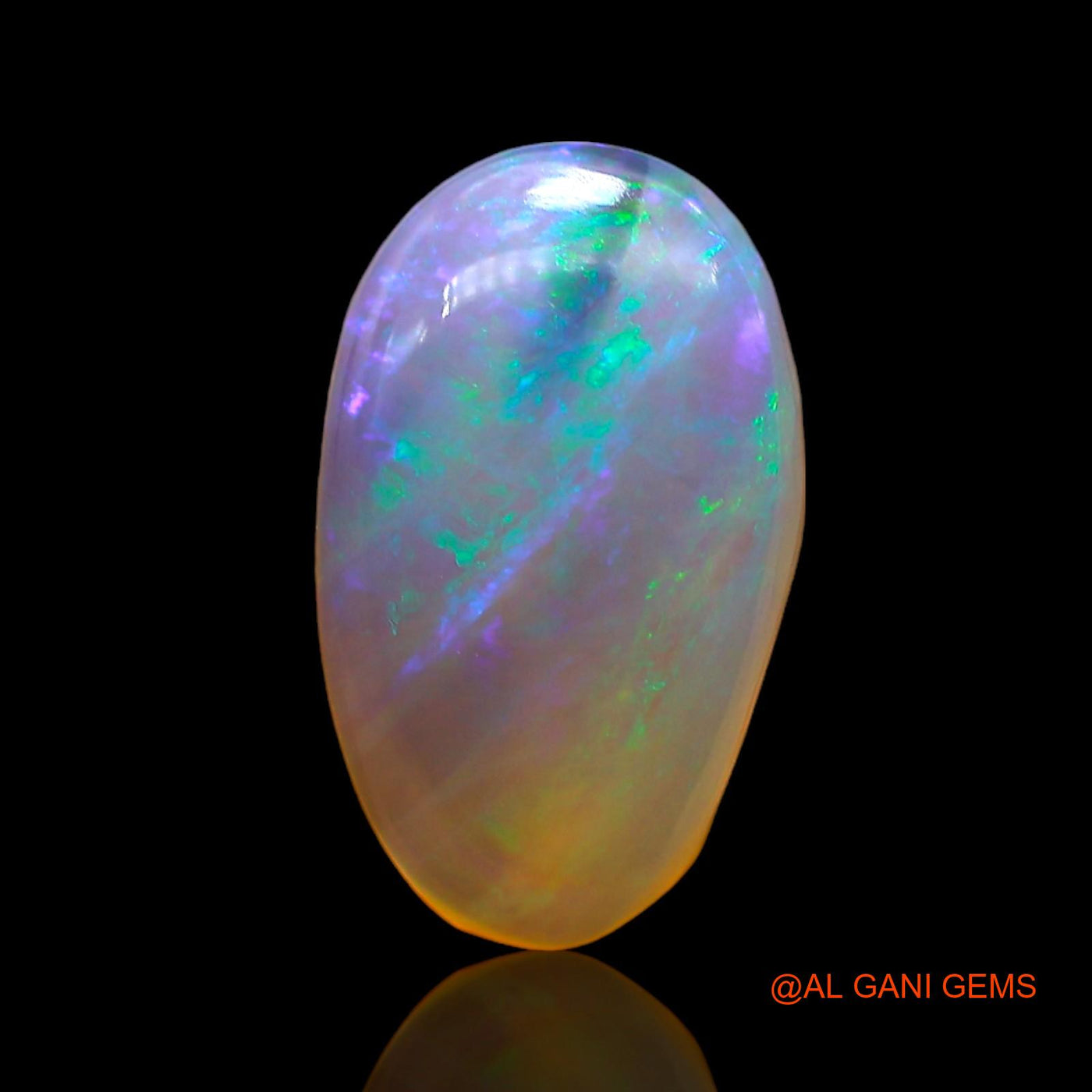 Natural Untreated Fire Opal Loose Gemstone Oval Cabochon From Australia 3.00 Cts 13x8x5 mm AD-928