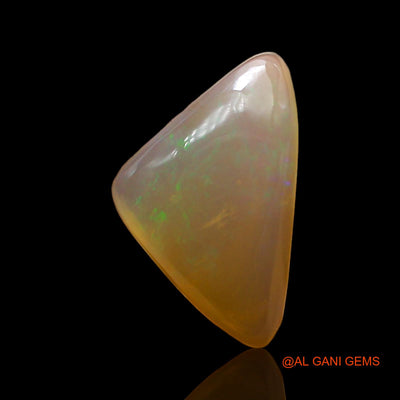 3.00 Cts Natural Australian Fire Opal Trillion Cabochon Loose Gemstone For Jewelry 14x9x4 mm AD-929