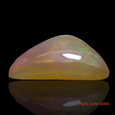 3.00 Cts Natural Australian Fire Opal Trillion Cabochon Loose Gemstone For Jewelry 14x9x4 mm AD-929