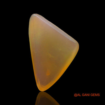 3.00 Cts Natural Australian Fire Opal Trillion Cabochon Loose Gemstone For Jewelry 14x9x4 mm AD-929