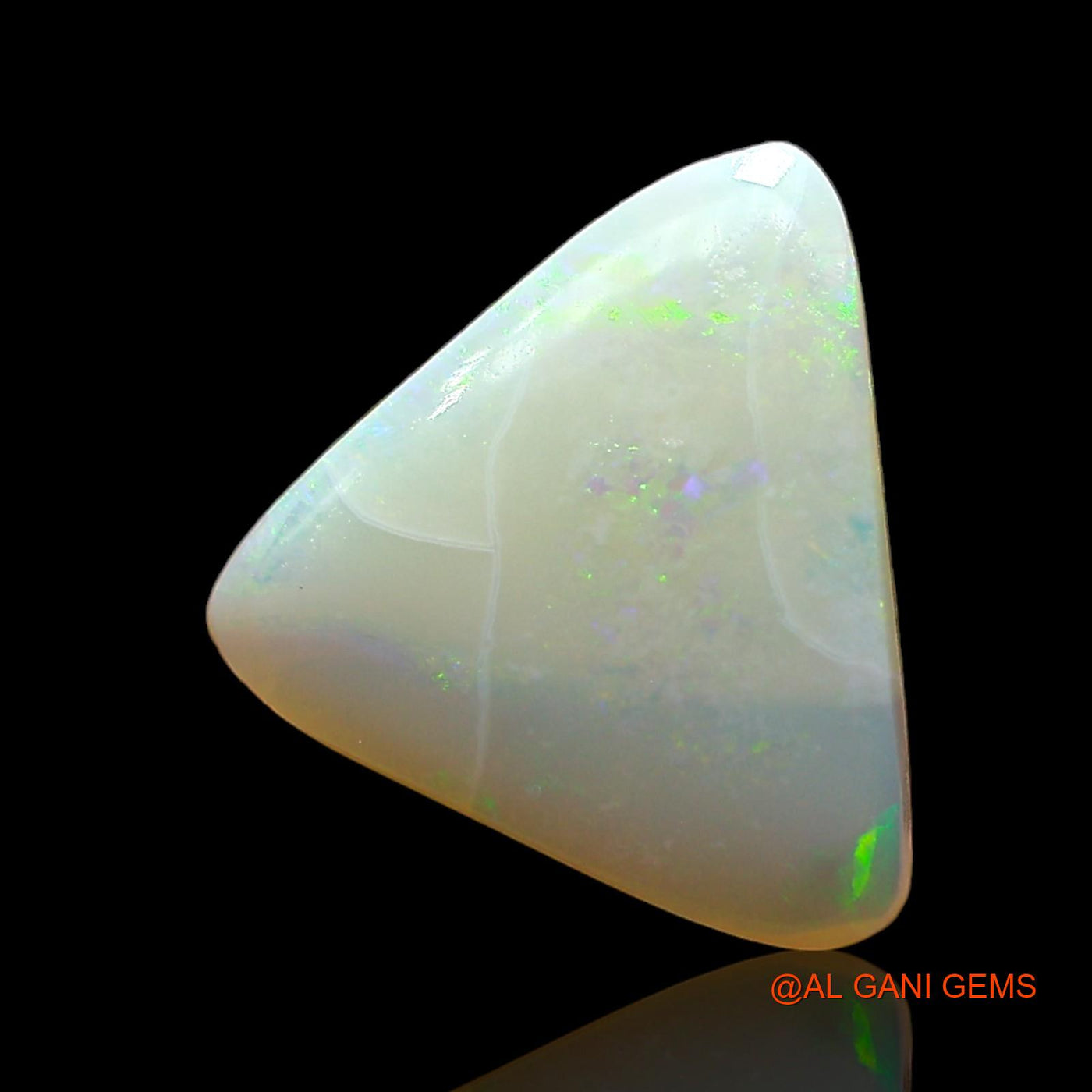 2.00 Cts Natural Australian Fire Opal Loose Gemstone Trillion Cabochon 11x10x3 mm AD-932