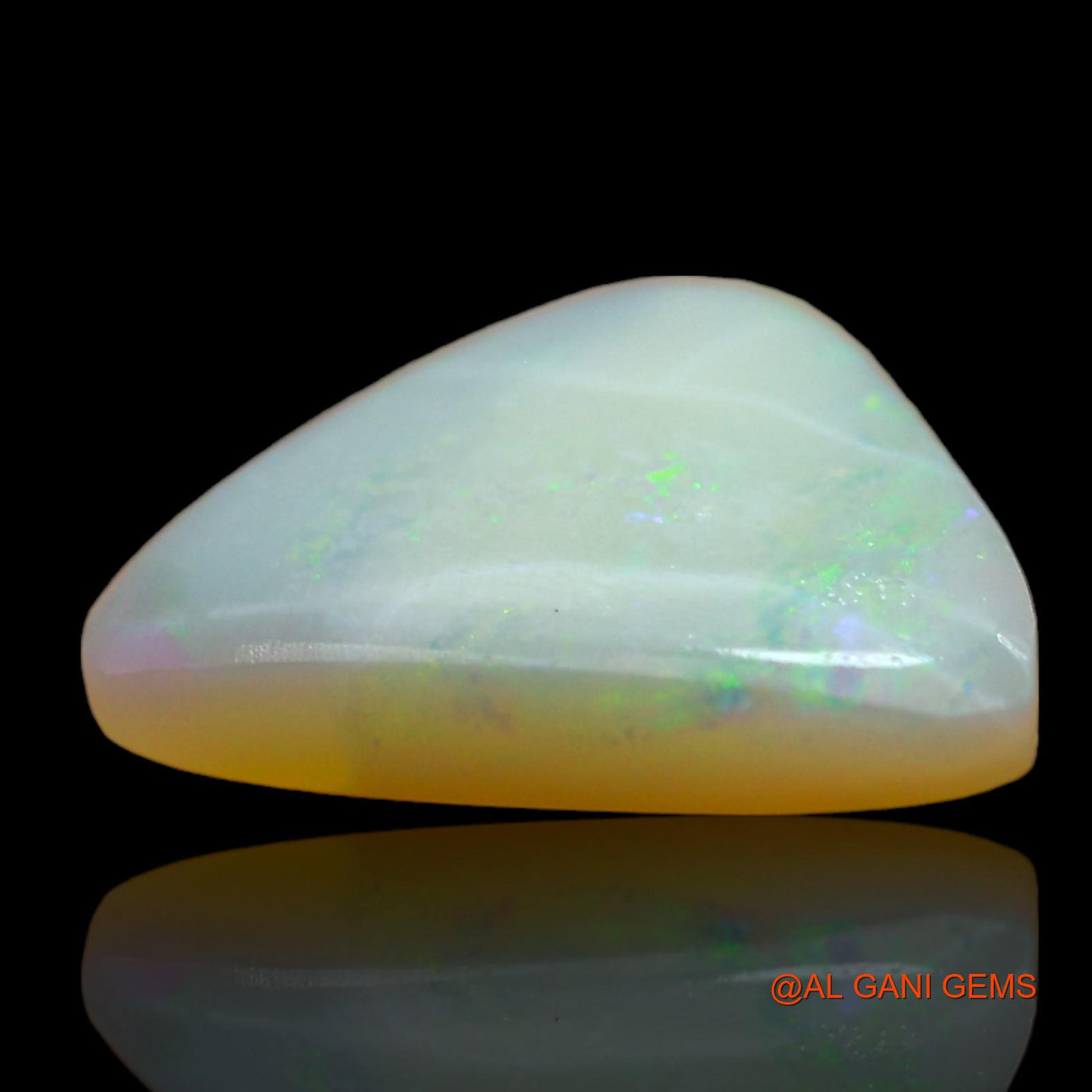 2.00 Cts Natural Australian Fire Opal Loose Gemstone Trillion Cabochon 11x10x3 mm AD-932