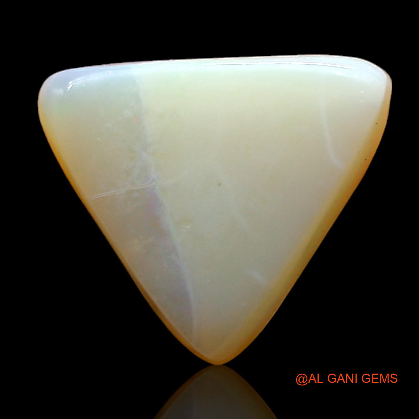 2.00 Cts Natural Australian Fire Opal Loose Gemstone Trillion Cabochon 11x10x3 mm AD-932