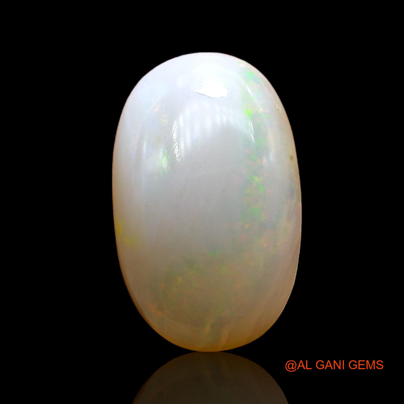 Natural Fire Opal Gemstone 3.00 Cts Loose Oval Cabochon From Australia 14x8x4 mm AD-933