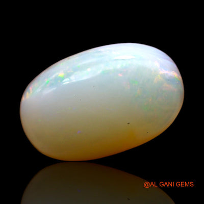 Natural Fire Opal Gemstone 3.00 Cts Loose Oval Cabochon From Australia 14x8x4 mm AD-933
