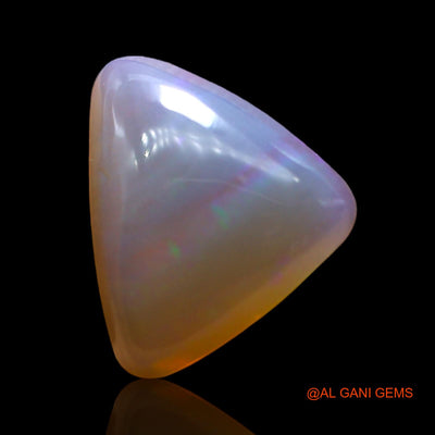 3.00 Cts Natural Australian Fire Opal Loose Gemstone Trillion Cabochon 13x10x4 mm AD-934
