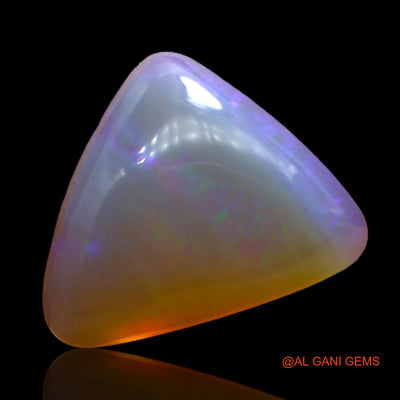 3.00 Cts Natural Australian Fire Opal Loose Gemstone Trillion Cabochon 13x10x4 mm AD-934