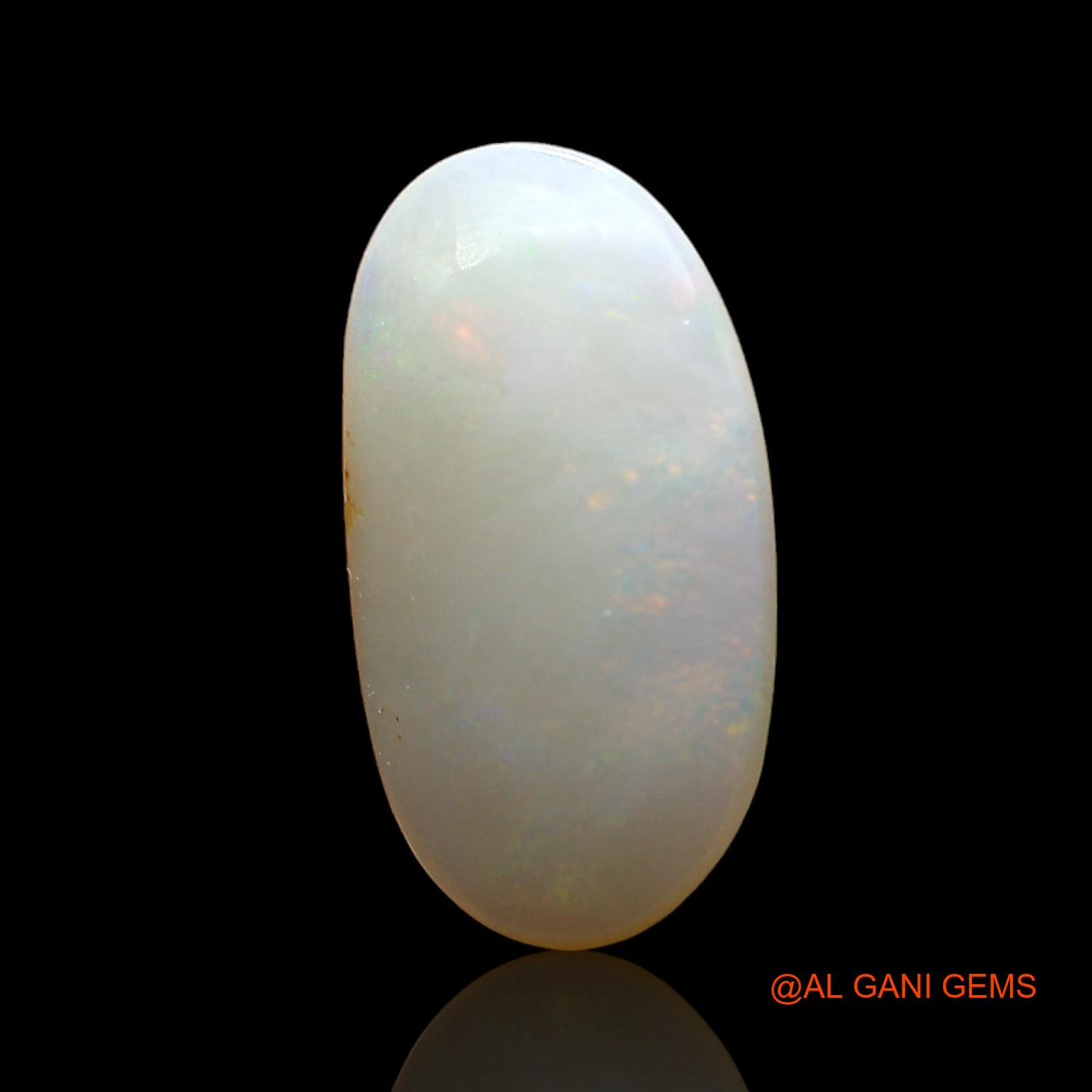 Natural Untreated Fire Opal Loose Gemstone Oval Cabochon From Australia 2.00 Cts 15x8x3 mm AD-935