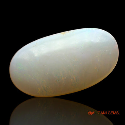 Natural Untreated Fire Opal Loose Gemstone Oval Cabochon From Australia 2.00 Cts 15x8x3 mm AD-935