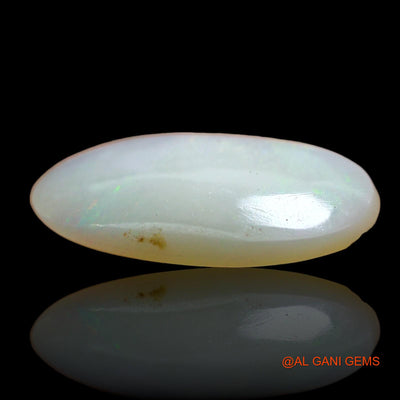 Natural Untreated Fire Opal Loose Gemstone Oval Cabochon From Australia 2.00 Cts 15x8x3 mm AD-935