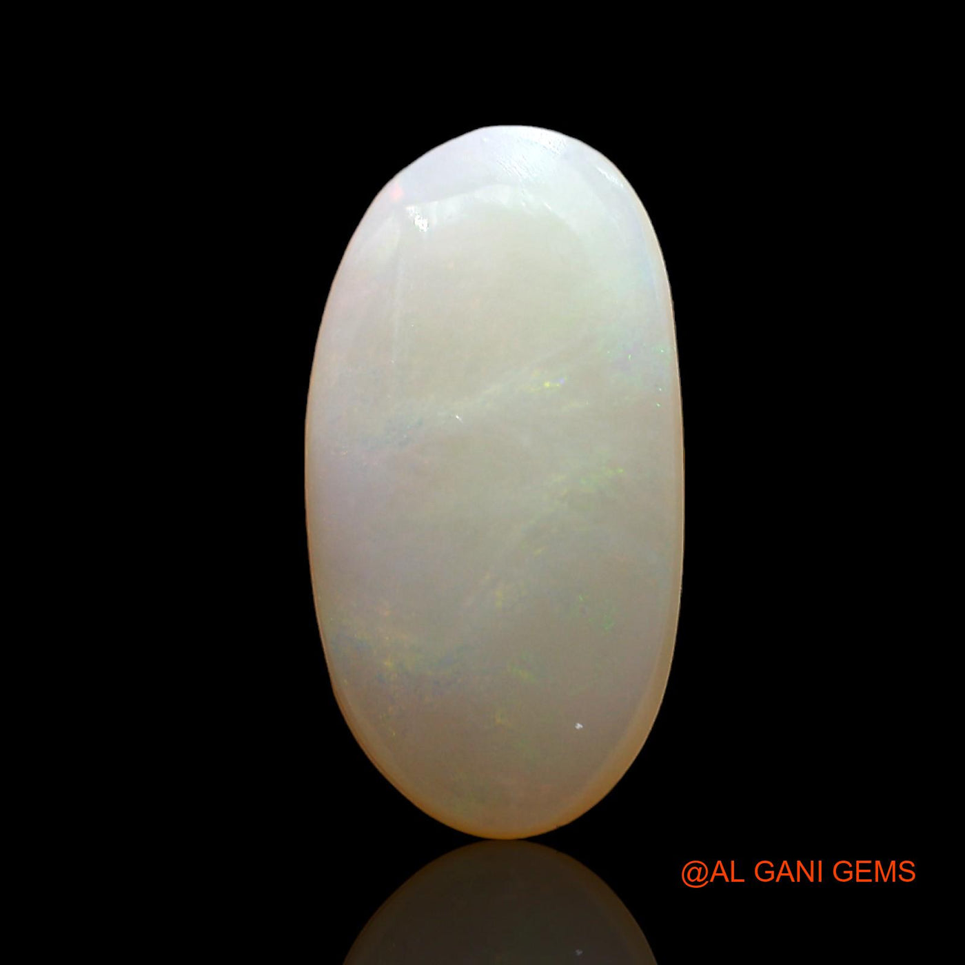 Natural Untreated Fire Opal Loose Gemstone Oval Cabochon From Australia 2.00 Cts 15x8x3 mm AD-935