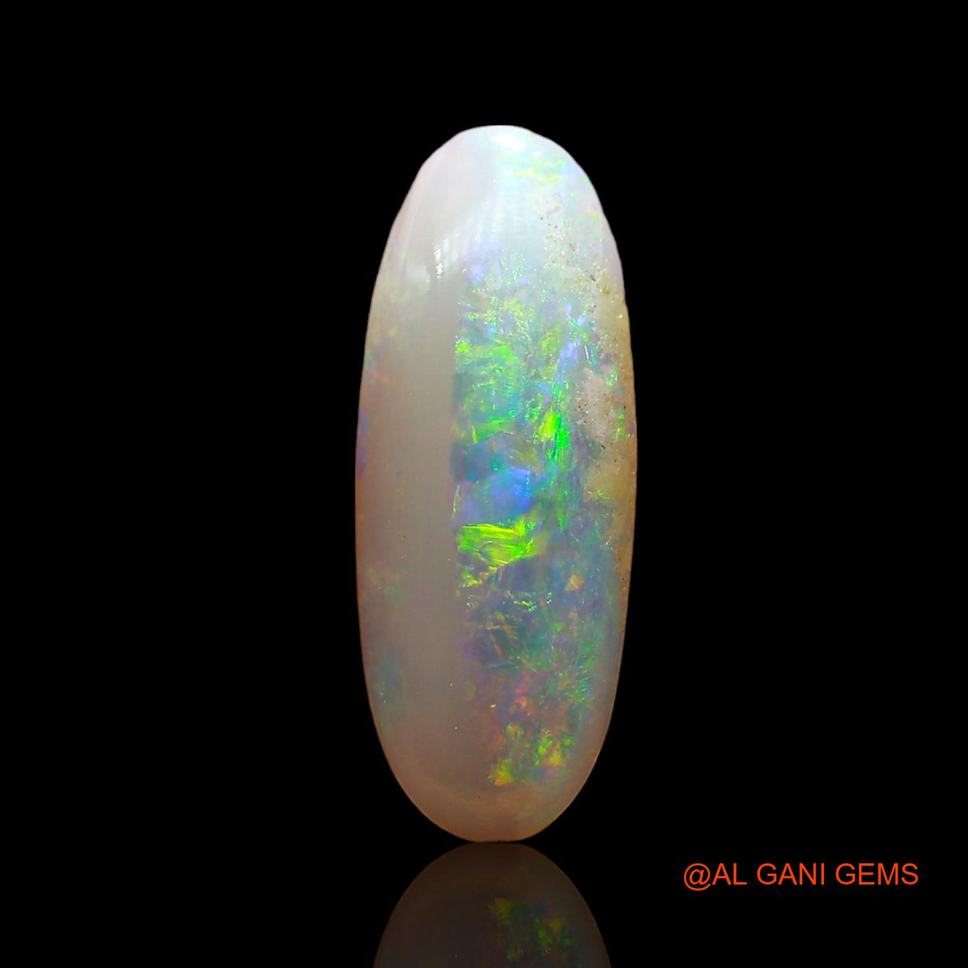 1.00 Cts Natural Australian Fire Opal Loose Gemstone Oval Cabochon 15x6x2 mm AD-936