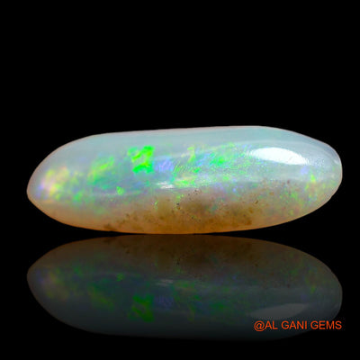 1.00 Cts Natural Australian Fire Opal Loose Gemstone Oval Cabochon 15x6x2 mm AD-936