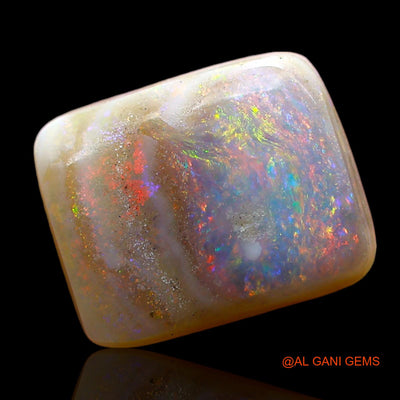 3.00 Cts Natural Australian Fire Opal Loose Gemstone Square Cabochon 11x9x4 mm AD-937