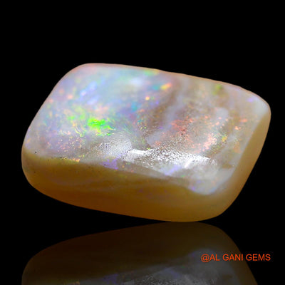 3.00 Cts Natural Australian Fire Opal Loose Gemstone Square Cabochon 11x9x4 mm AD-937