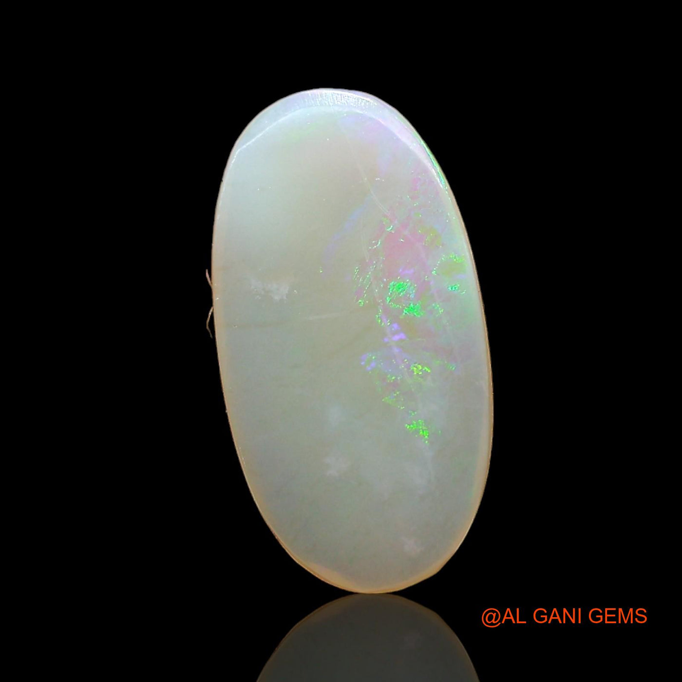 2.00 Cts Natural Australian Fire Opal Oval Cabochon Loose Gemstone For Jewelry 14x7x2 mm AD-939