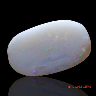2.00 Cts Unheated Australian Fire Opal Loose Gemstone Oval Cabochon Natural 15x9x1 mm AD-93