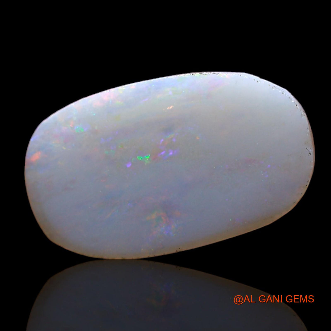 2.00 Cts Unheated Australian Fire Opal Loose Gemstone Oval Cabochon Natural 15x9x1 mm AD-93