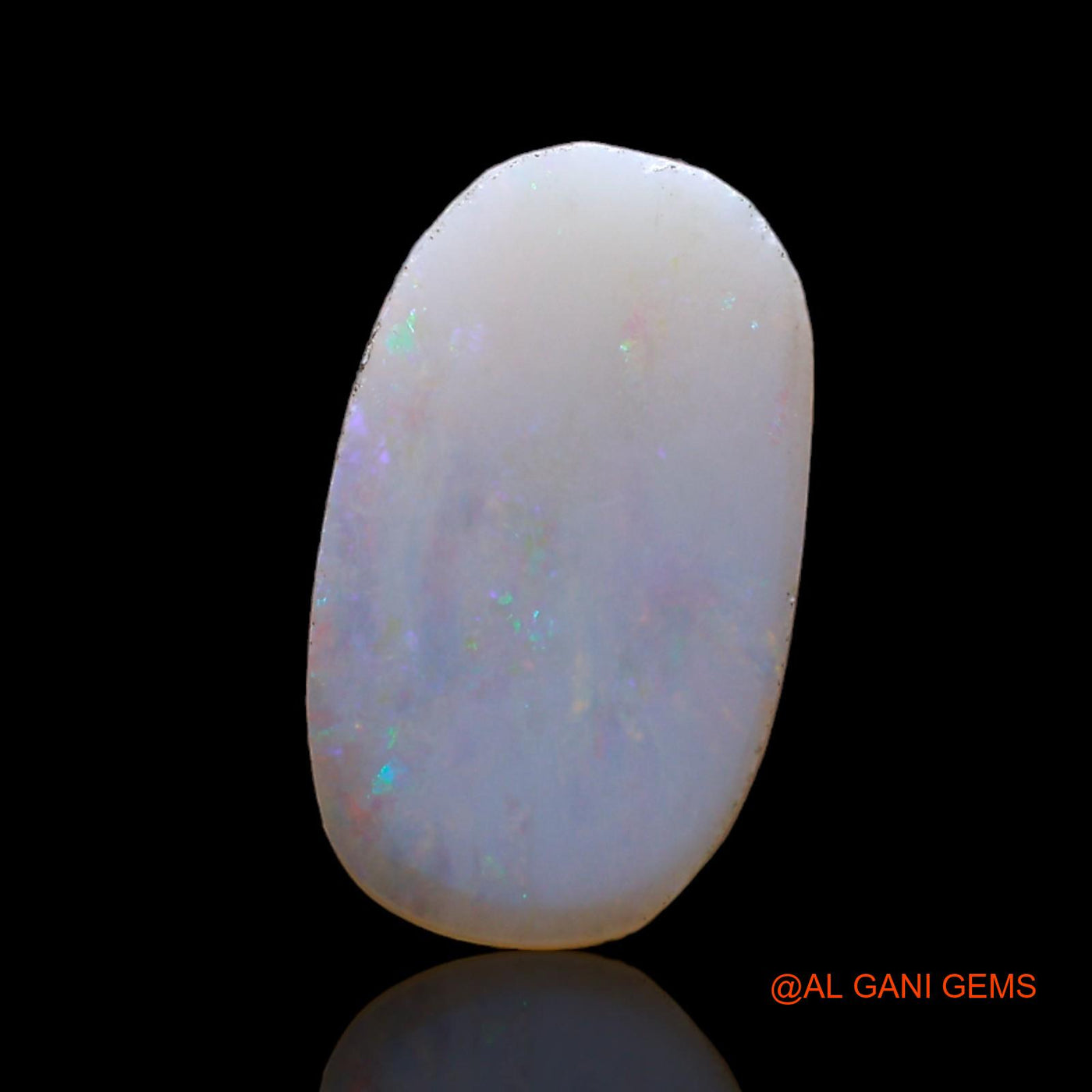 2.00 Cts Unheated Australian Fire Opal Loose Gemstone Oval Cabochon Natural 15x9x1 mm AD-93