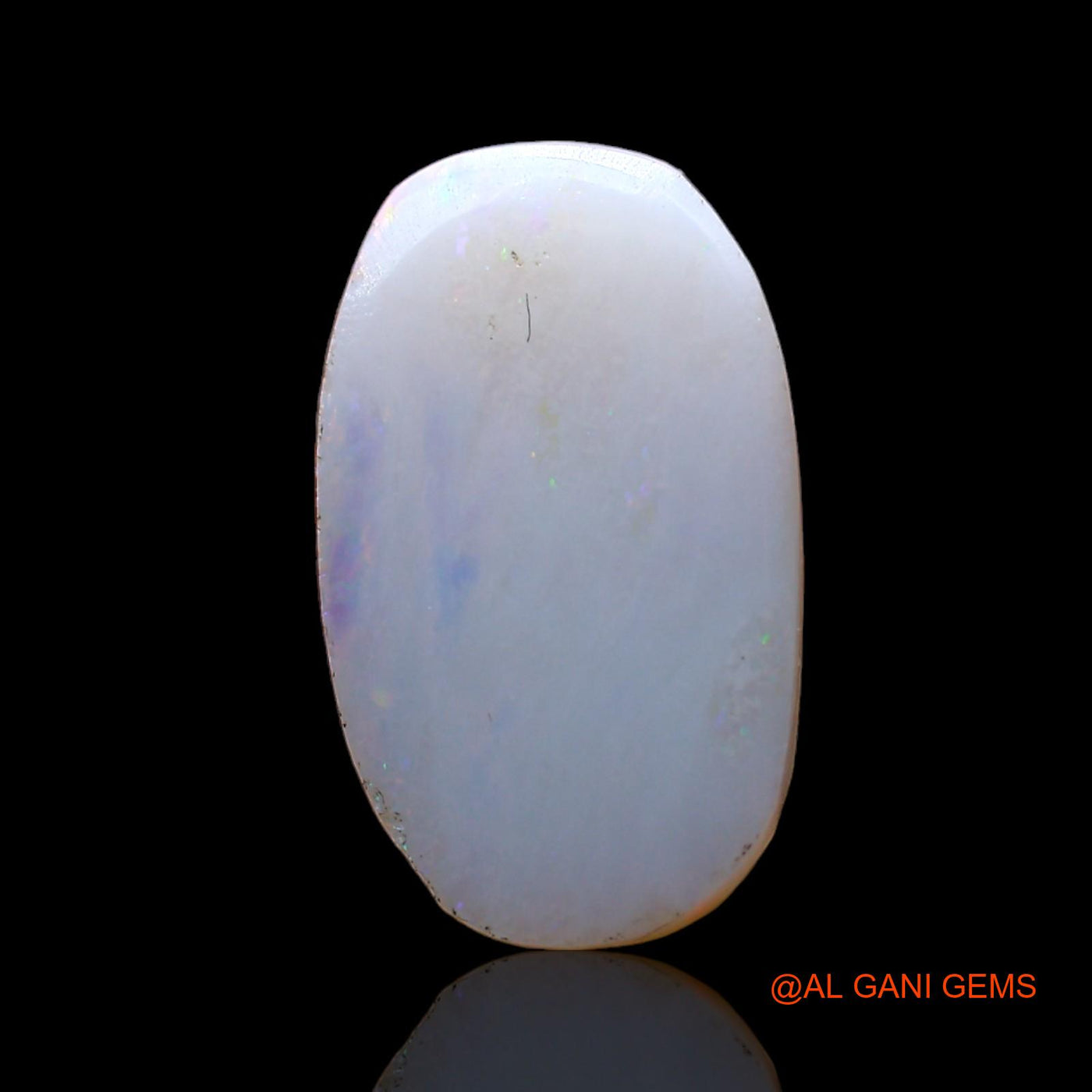 2.00 Cts Unheated Australian Fire Opal Loose Gemstone Oval Cabochon Natural 15x9x1 mm AD-93
