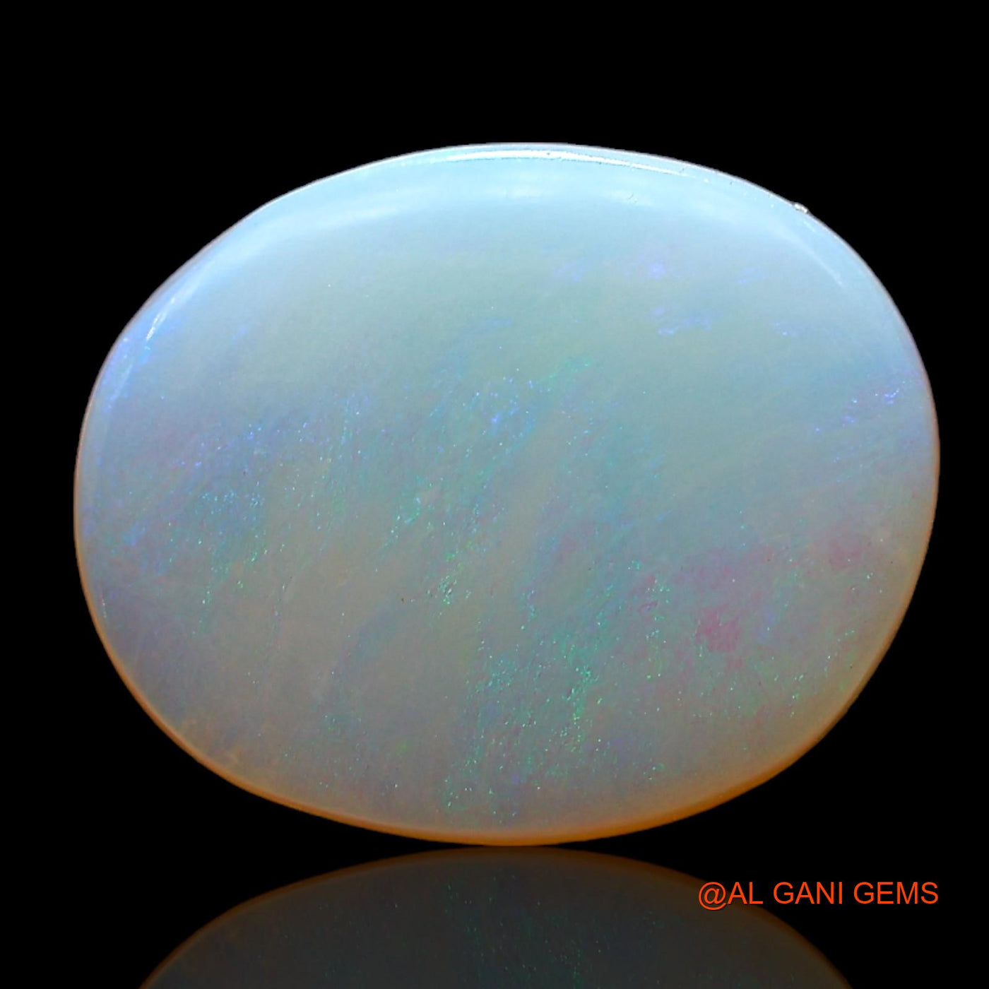 2.00 Cts Natural Australian Fire Opal Oval Cabochon Loose Gemstone For Jewelry 12x10x3 mm AD-940