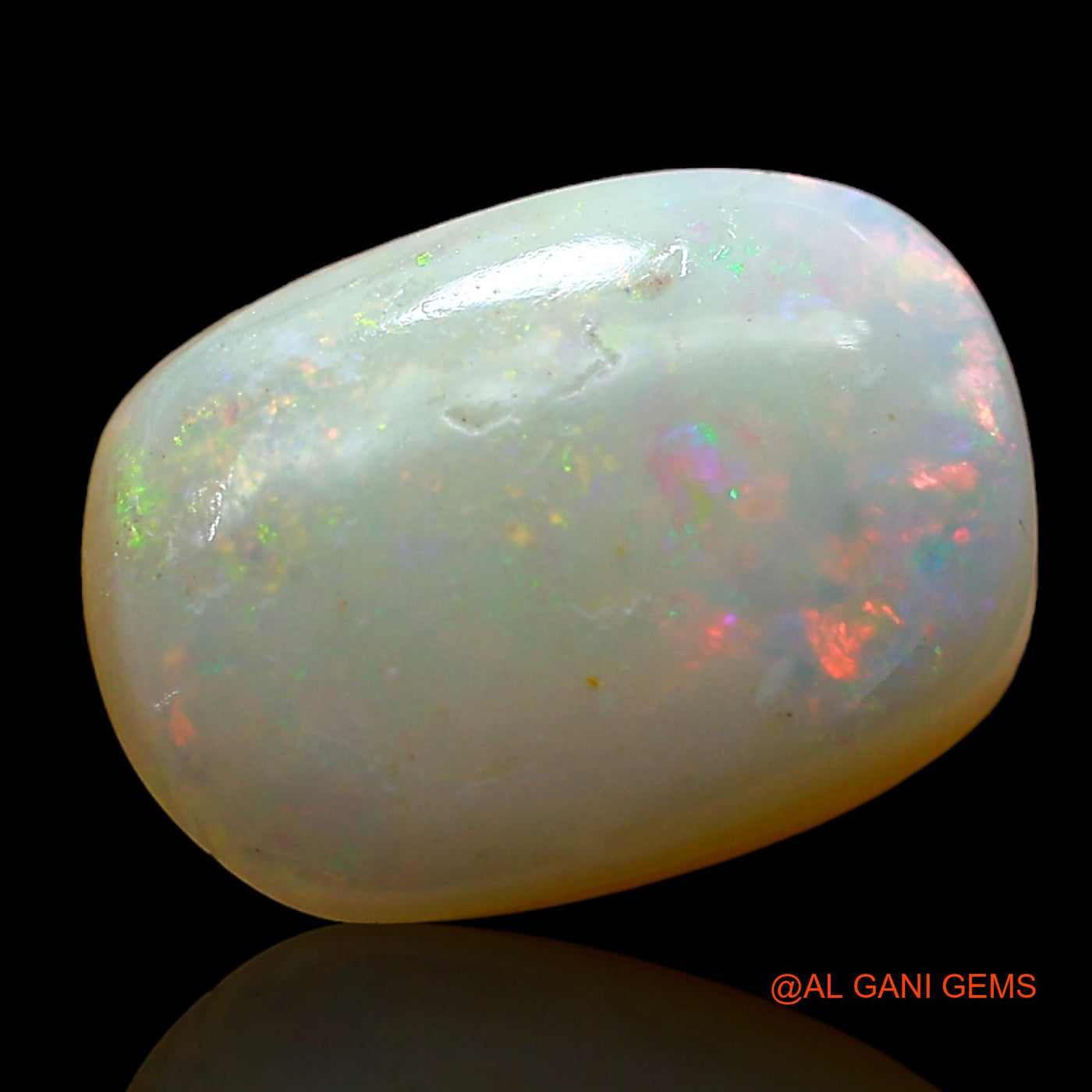 3.00 Cts Natural Australian Fire Opal Oval Cabochon Loose Gemstone For Jewelry 12x9x4 mm AD-942