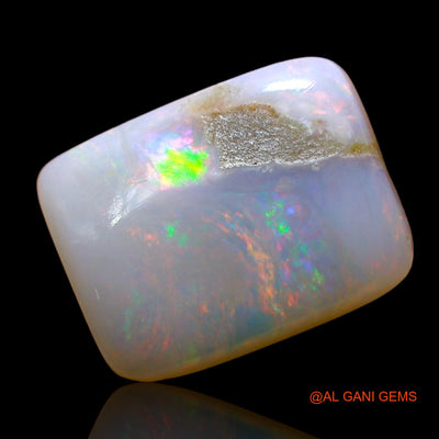 3.00 Cts Natural Australian Fire Opal Loose Gemstone Square Cabochon 11x9x3 mm AD-943