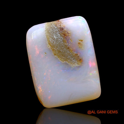 3.00 Cts Natural Australian Fire Opal Loose Gemstone Square Cabochon 11x9x3 mm AD-943