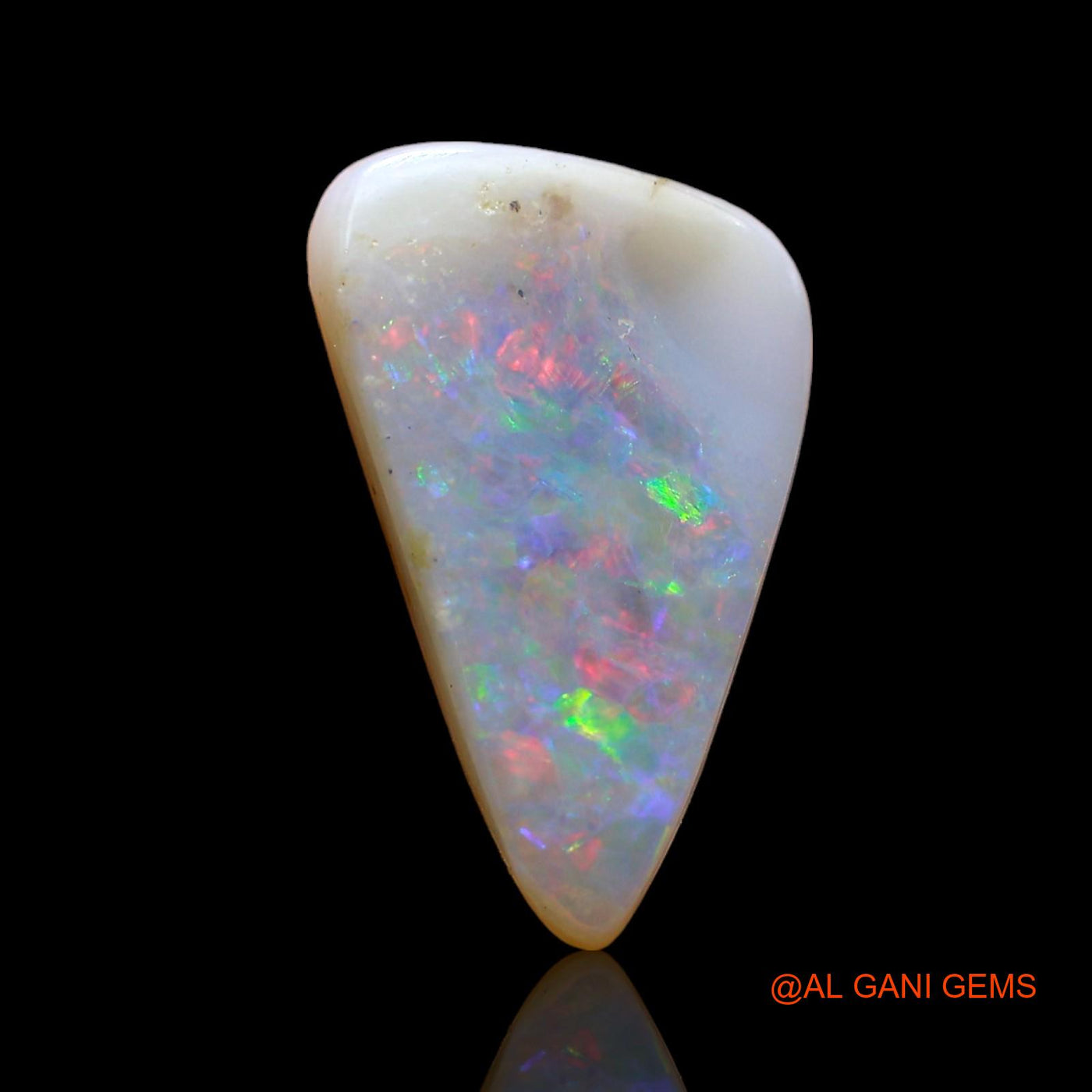 Natural Untreated Fire Opal Loose Gemstone Fancy Cabochon From Australia 2.00 Cts 14x8x2 mm AD-944