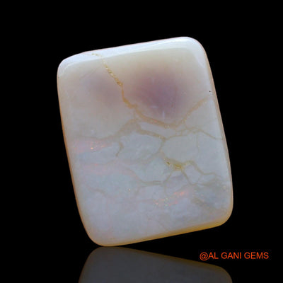 Natural Fire Opal Gemstone 2.00 Cts Loose Square Cabochon From Australia 11x9x3 mm AD-945