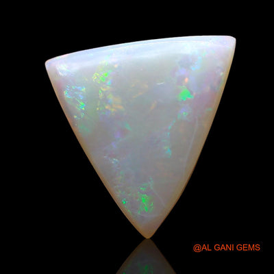 Natural Untreated Fire Opal Loose Gemstone Trillion Cabochon From Australia 1.00 Cts 12x10x2 mm AD-946