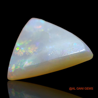 Natural Untreated Fire Opal Loose Gemstone Trillion Cabochon From Australia 1.00 Cts 12x10x2 mm AD-946
