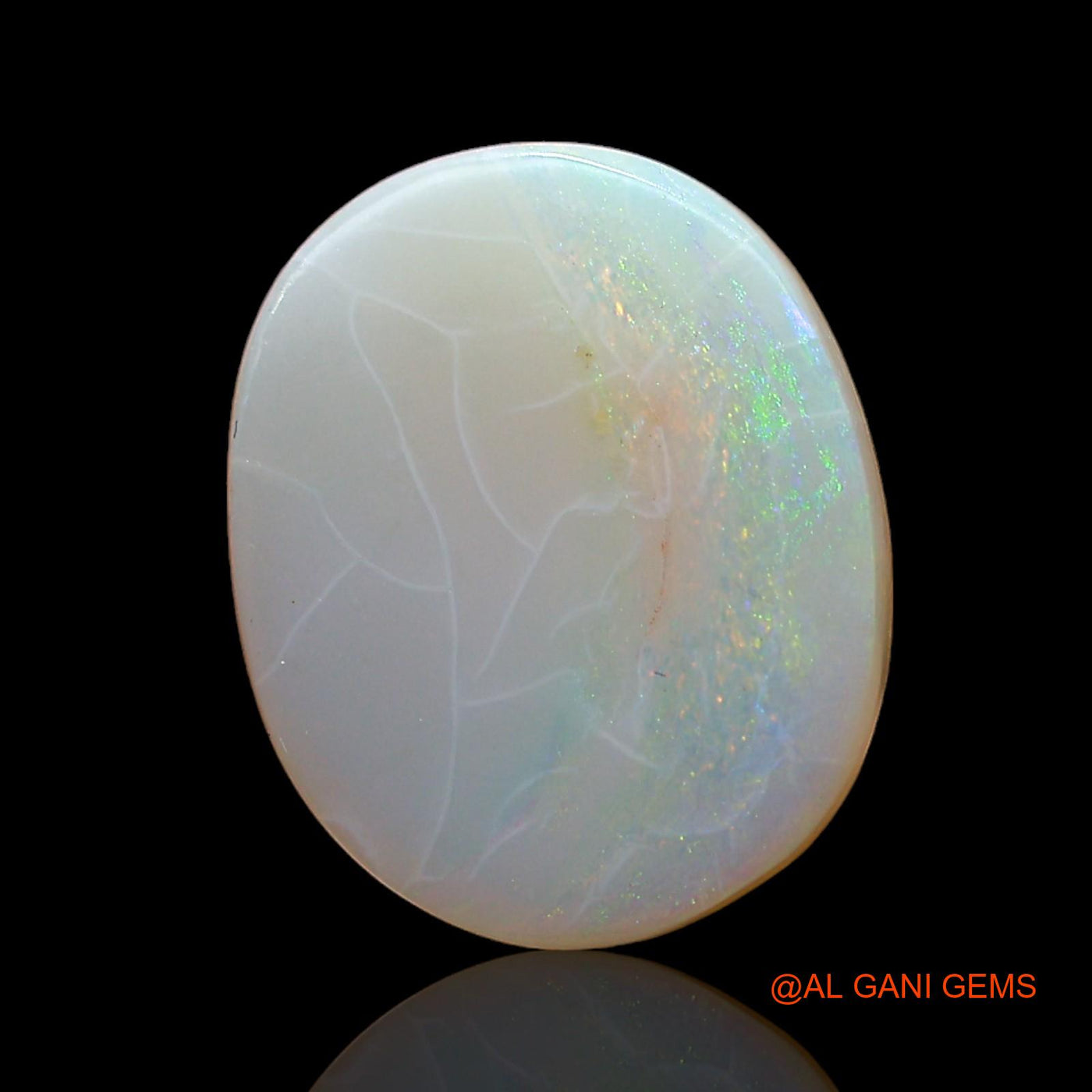 Natural Untreated Fire Opal Loose Gemstone Oval Cabochon From Australia 3.00 Cts 12x10x3 mm AD-947