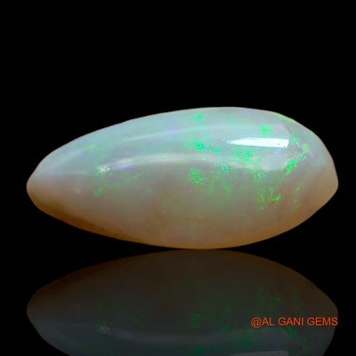 2.00 Cts Natural Australian Fire Opal Loose Gemstone Pear Cabochon 14x7x4 mm AD-948