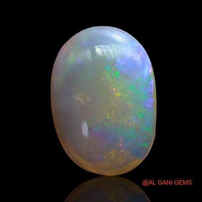 Natural Fire Opal Gemstone 1.00 Cts Loose Oval Cabochon From Australia 12x9x2 mm AD-949