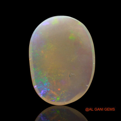 Natural Fire Opal Gemstone 1.00 Cts Loose Oval Cabochon From Australia 12x9x2 mm AD-949