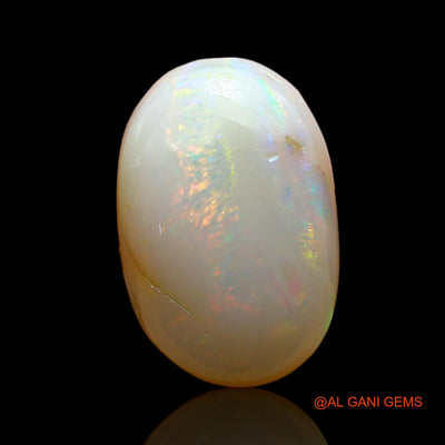 3.00 Cts Natural Australian Fire Opal Loose Gemstone Oval Cabochon 12x8x5 mm AD-950