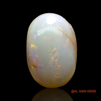 3.00 Cts Natural Australian Fire Opal Loose Gemstone Oval Cabochon 12x8x5 mm AD-950