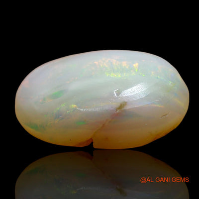 3.00 Cts Natural Australian Fire Opal Loose Gemstone Oval Cabochon 12x8x5 mm AD-950