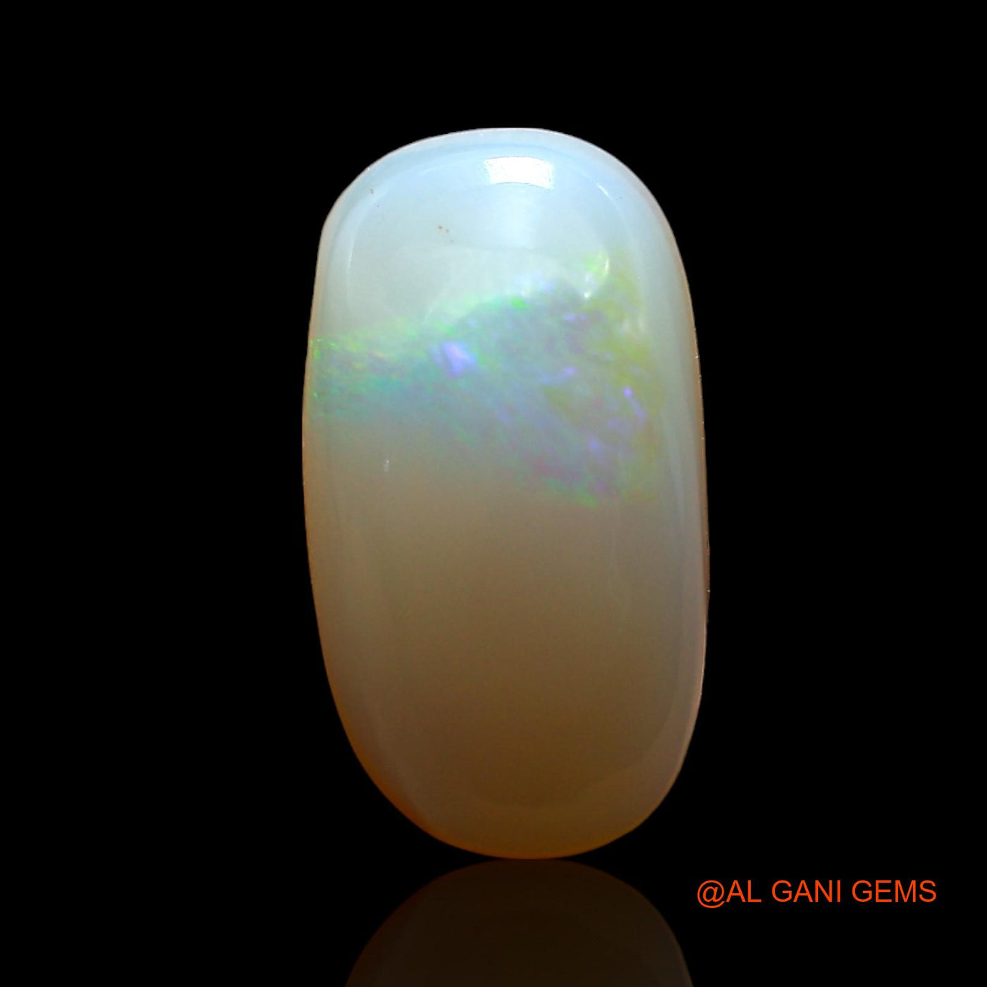 Natural Untreated Fire Opal Loose Gemstone Oval Cabochon From Australia 3.00 Cts 14x7x5 mm AD-951